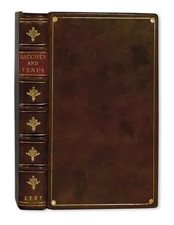 POETICAL MISCELLANY.  Bacchus and Venus . . . To which is added, A Collection of Songs in the Canting Dialect, with a Dictionary. 1737